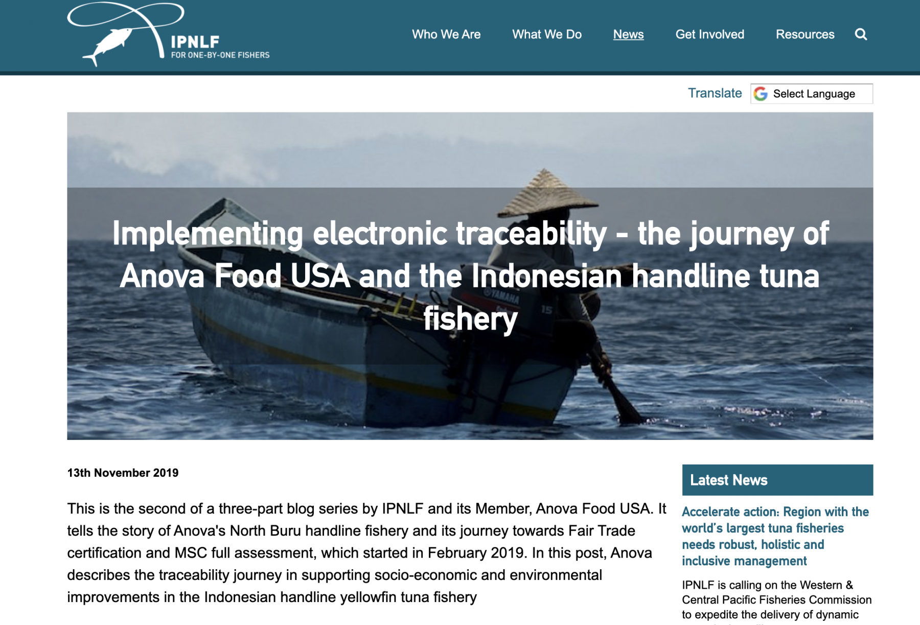 The journey of implementing electronic traceability and blockchain technology in the Indonesian handline tuna fishery