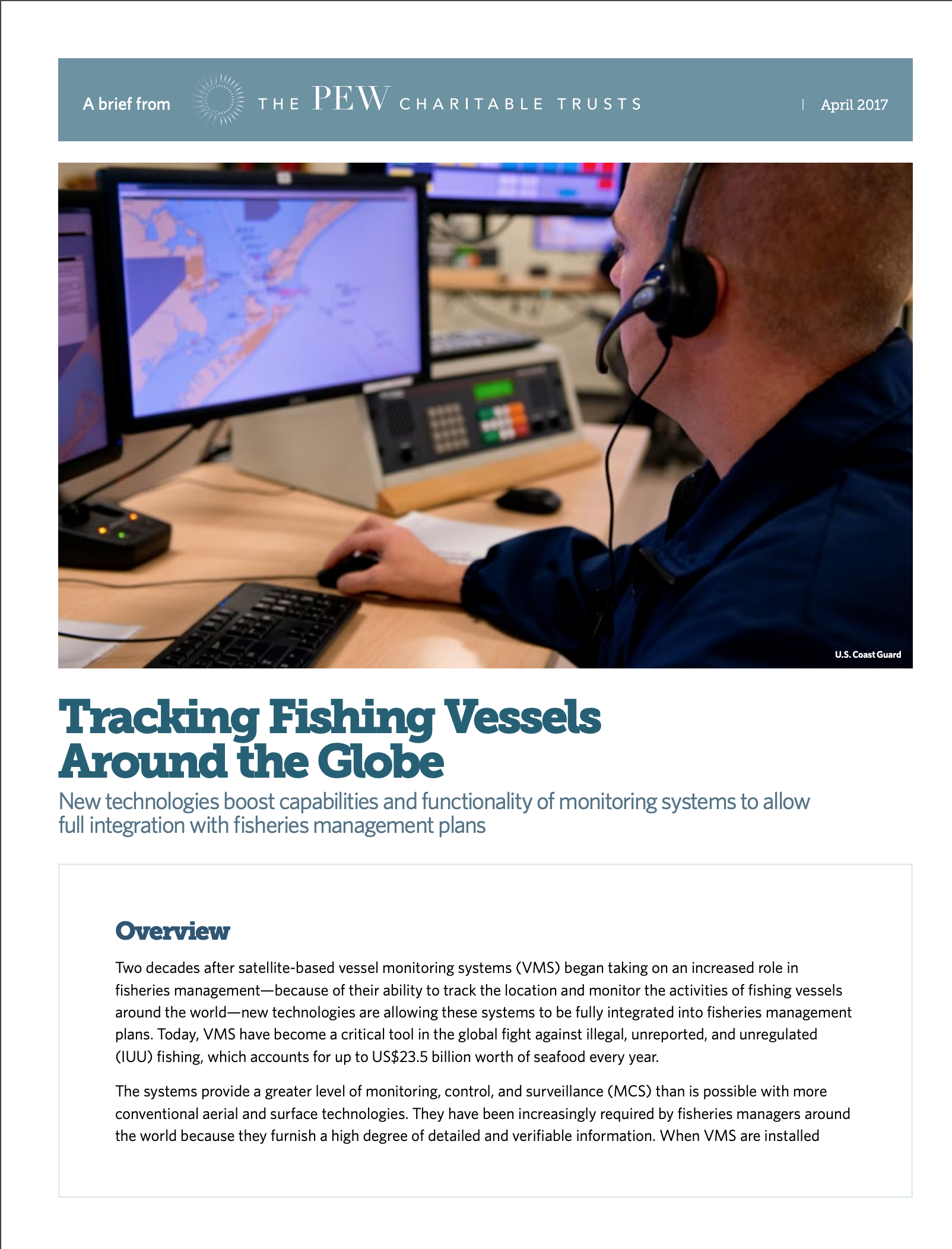 Tracking Fishing Vessels Around the Globe