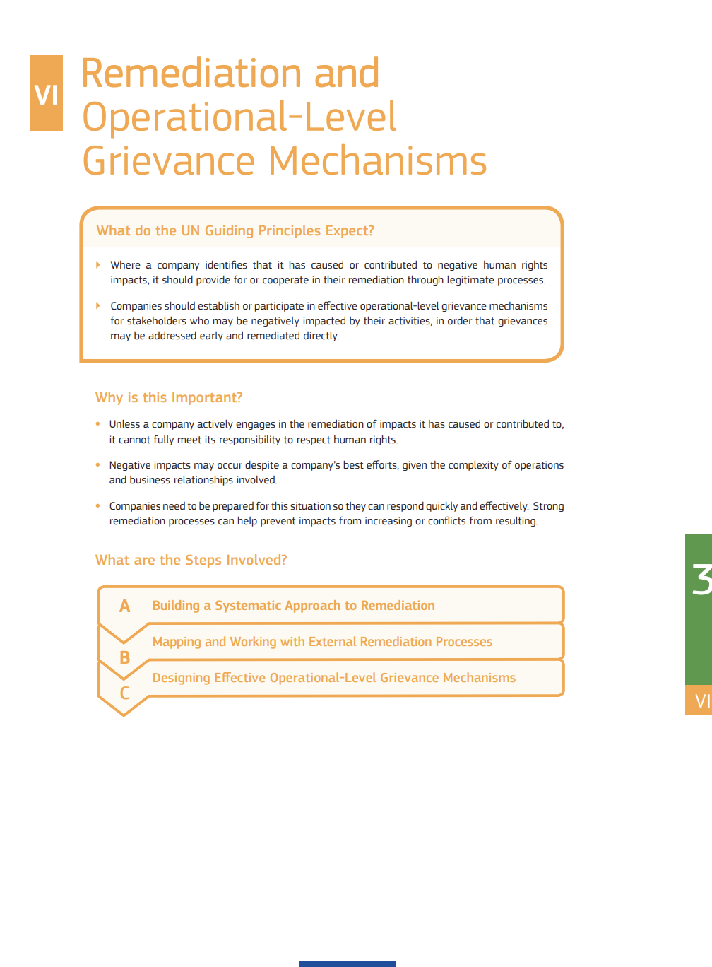 Remediation and Operational-Level Grievance Mechanisms