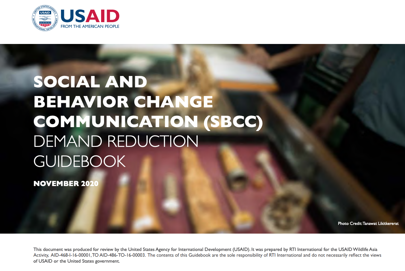 Social and Behavior Change Communication (SBCC) Demand Reduction Guidebook