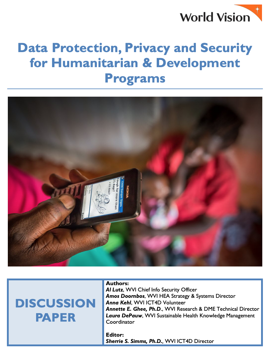 Data Protection, Privacy and Security for Humanitarian & Development Programs