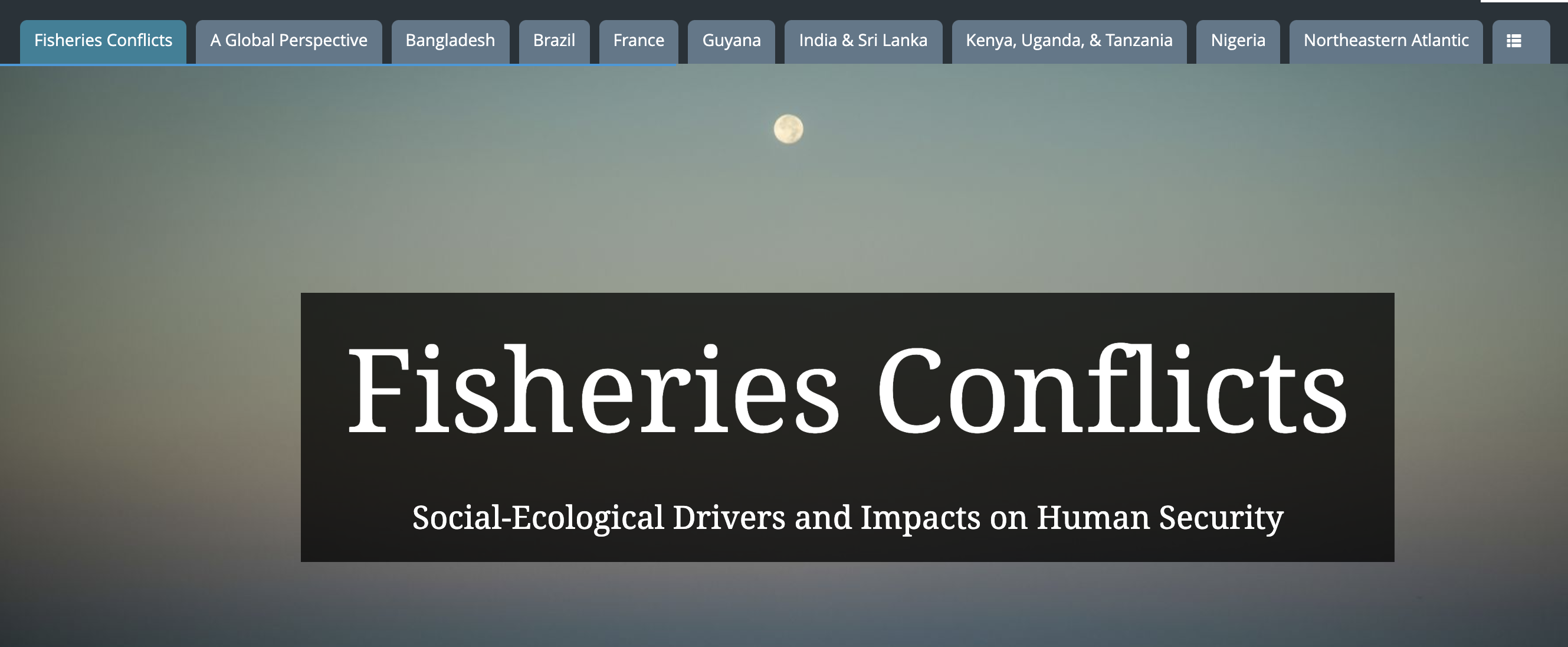 Fisheries Conflict