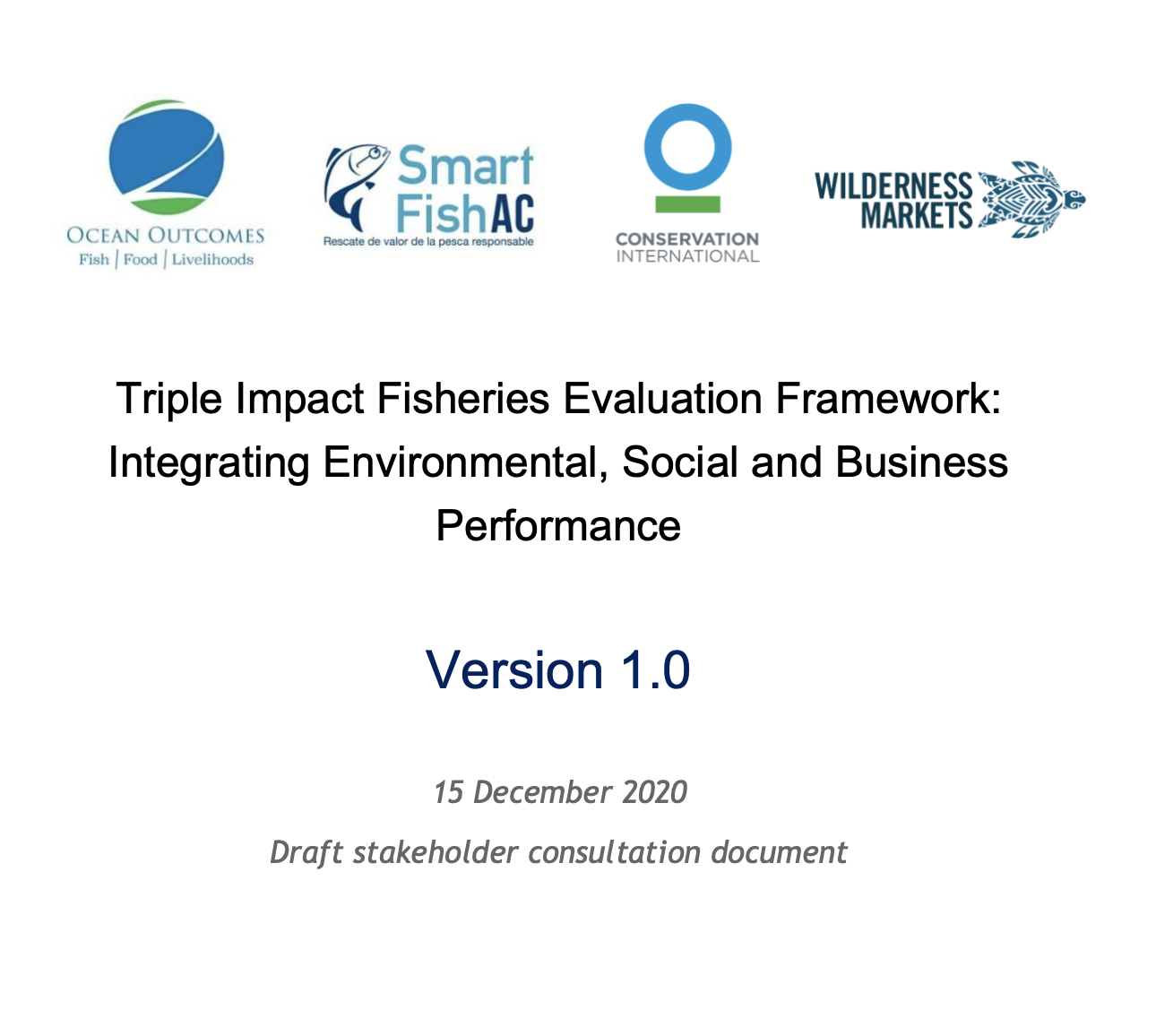 Triple Impact Fisheries Evaluation Framework