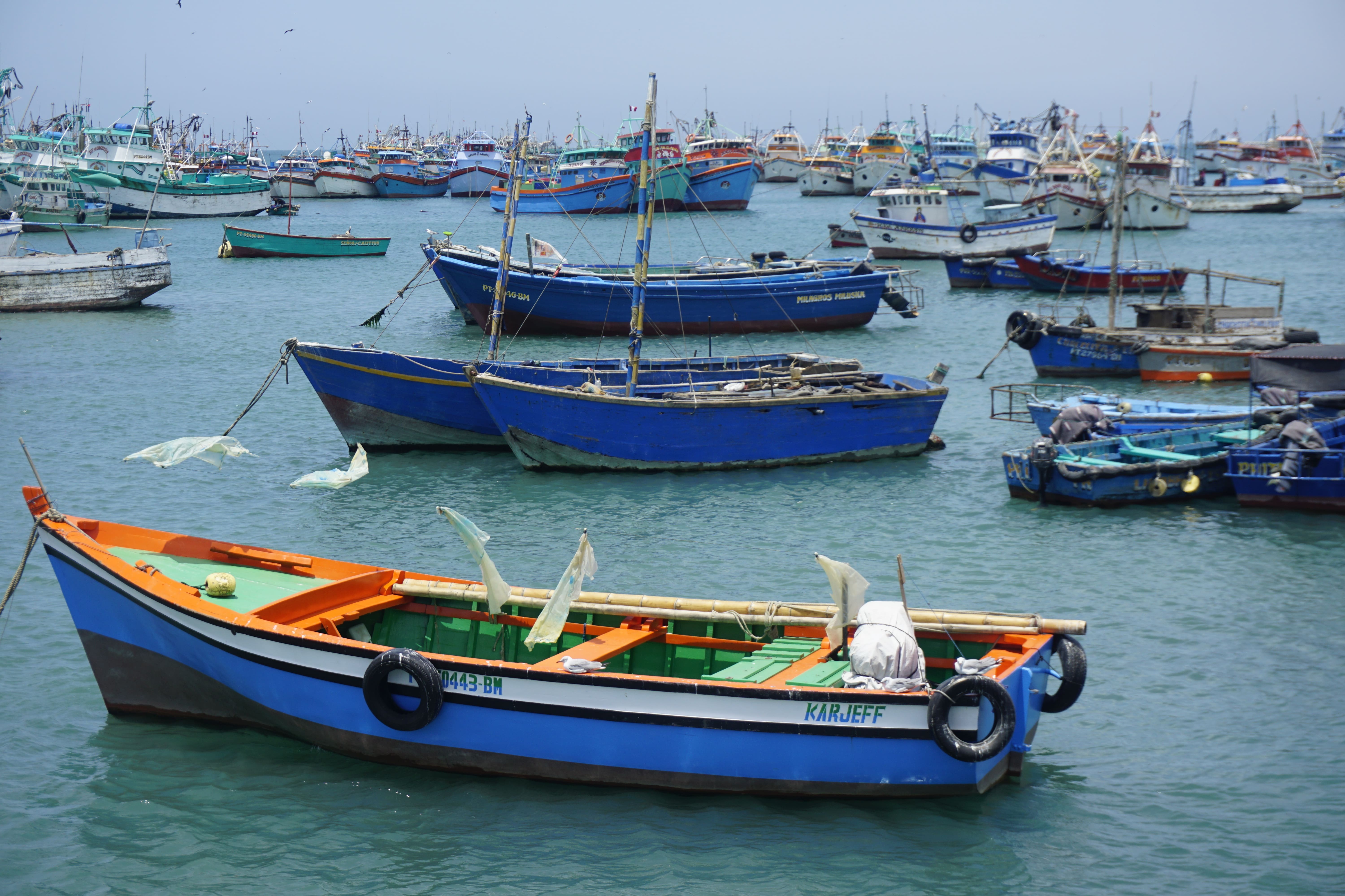 photo of small boats